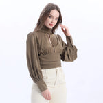 Plain Fashion Blouse For Women Image