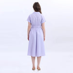 Collar Fashion Dress For Women Image