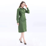 Collar Velvet Fashion Dress For Women Image