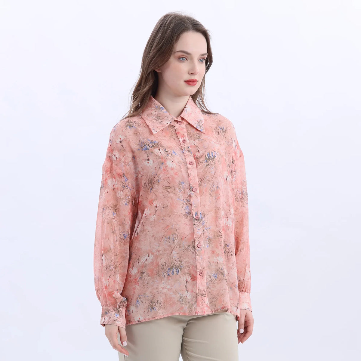 Floral Fashion Shirt For Women Image