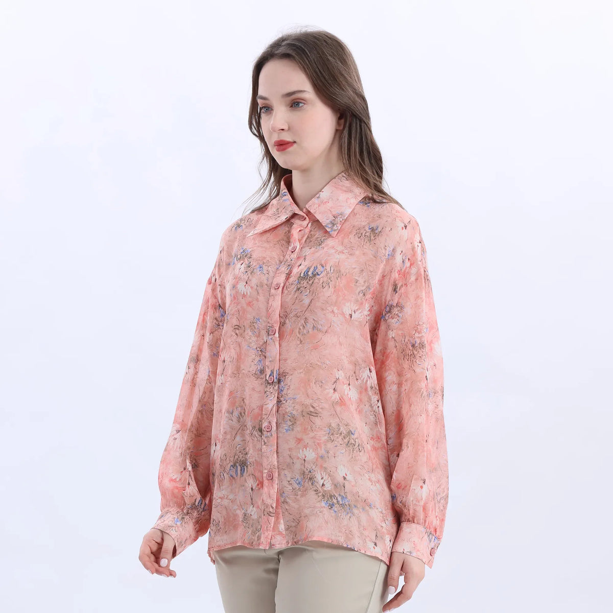 Floral Fashion Shirt For Women Image