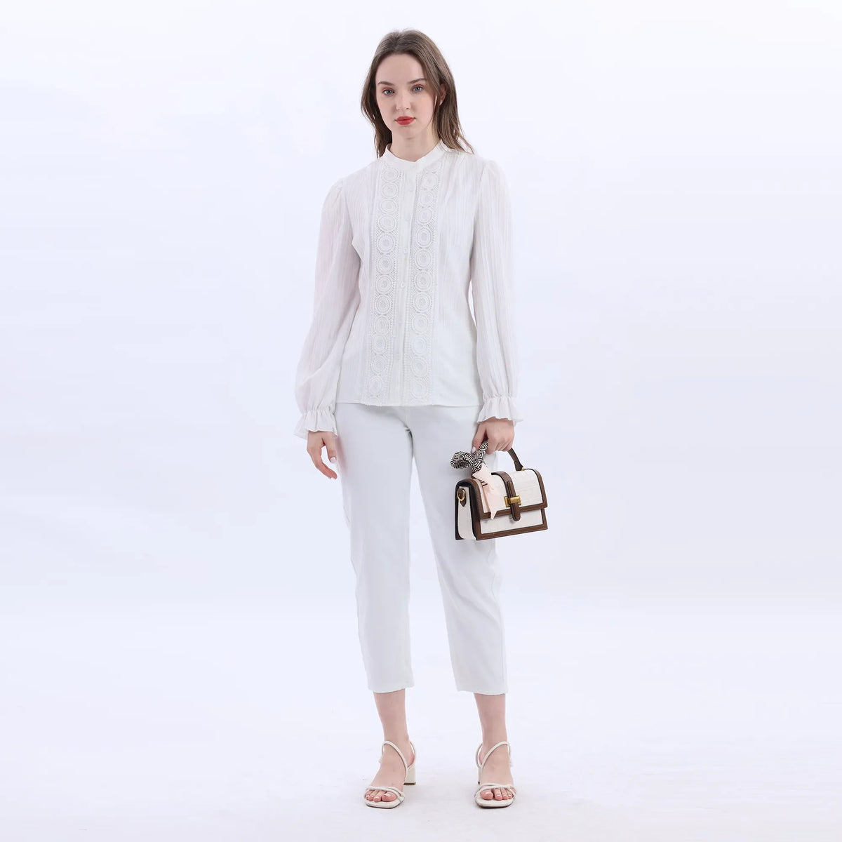 Jacquard Fashion Shirt For Women Image