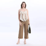 Sleeveless Satin Blouse For Women Image