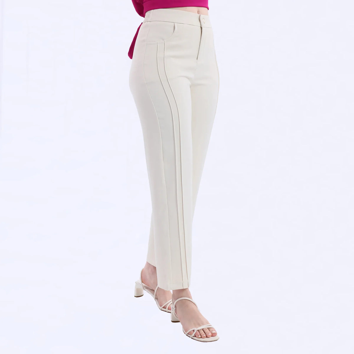 Straight-Leg Fashion Pants For Women Image
