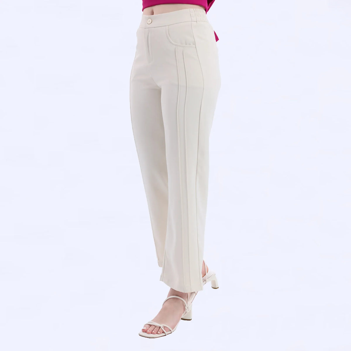 Straight-Leg Fashion Pants For Women Image