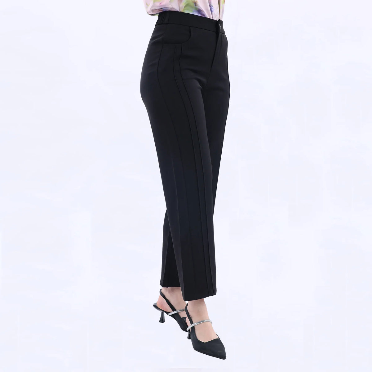 Straight-Leg Fashion Pants For Women Image