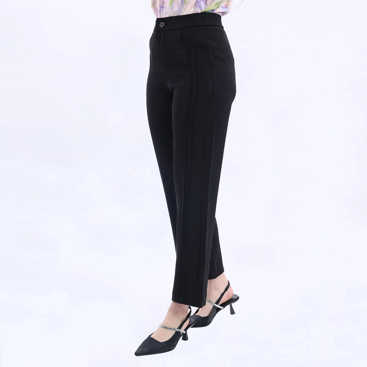 Straight-Leg Fashion Pants For Women Image