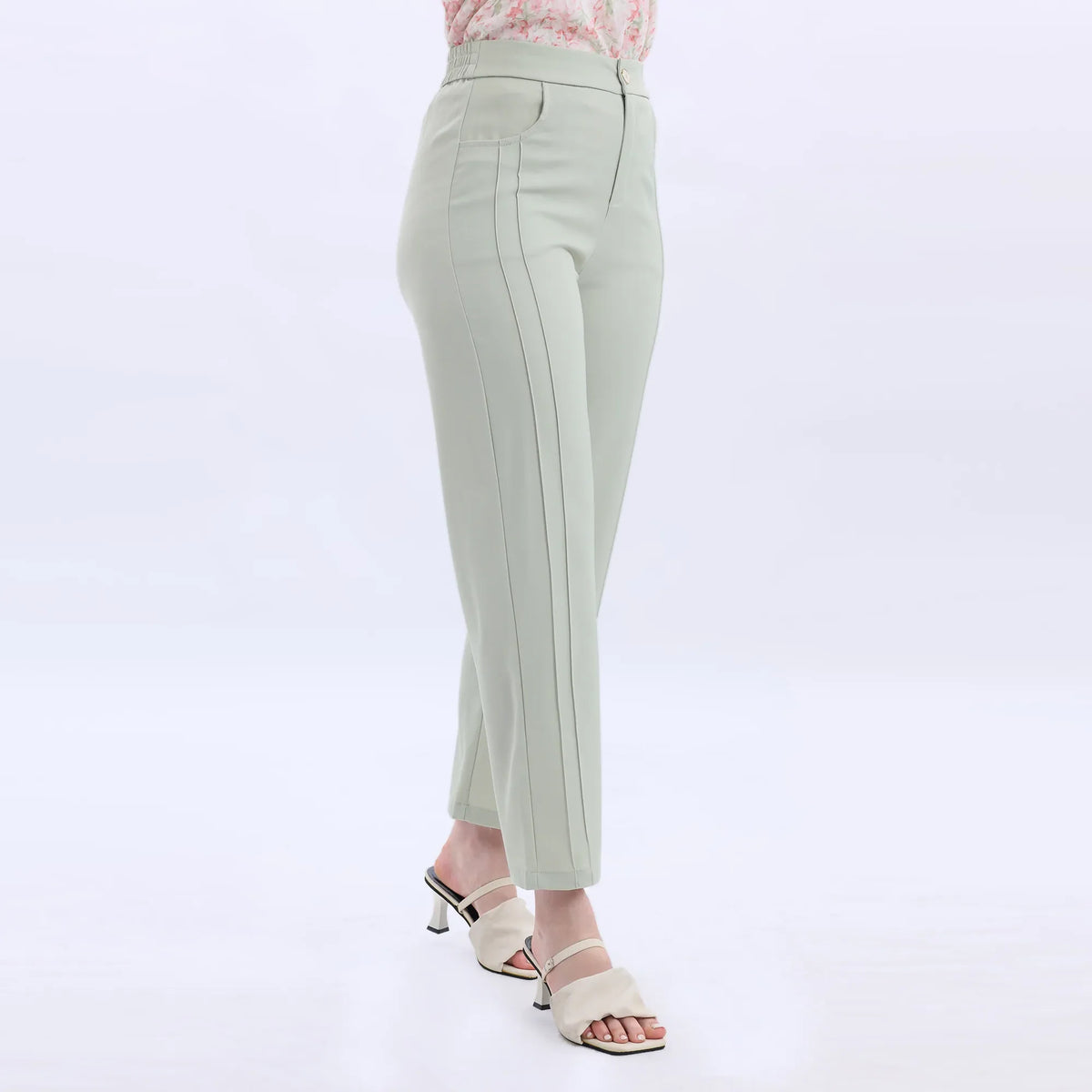 Straight-Leg Fashion Pants For Women Image