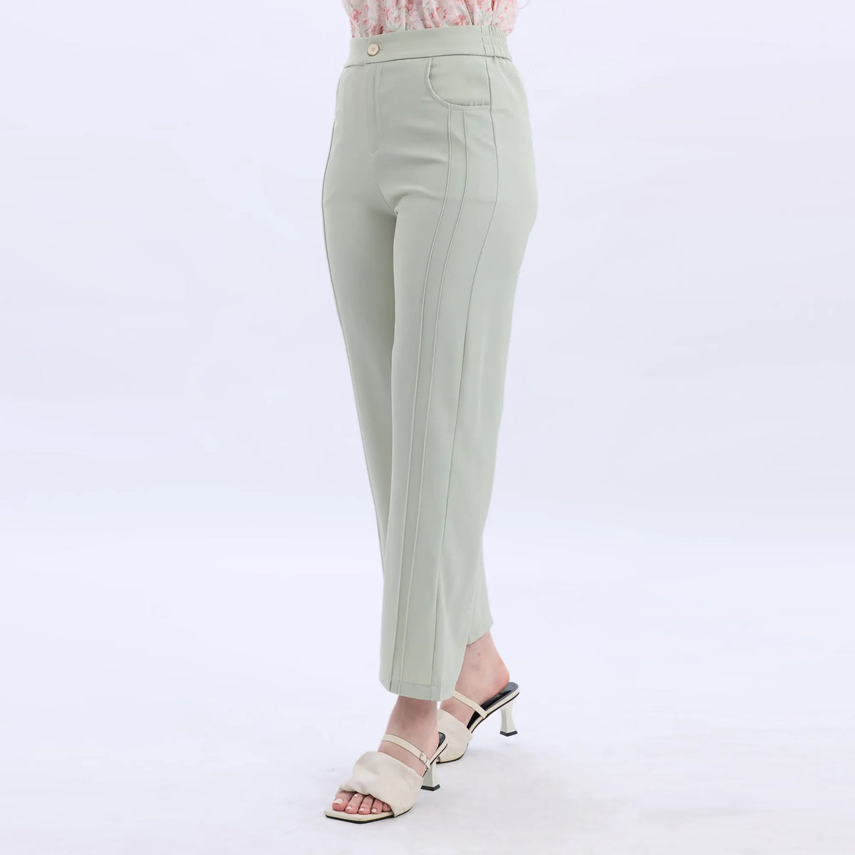 Straight-Leg Fashion Pants For Women Image