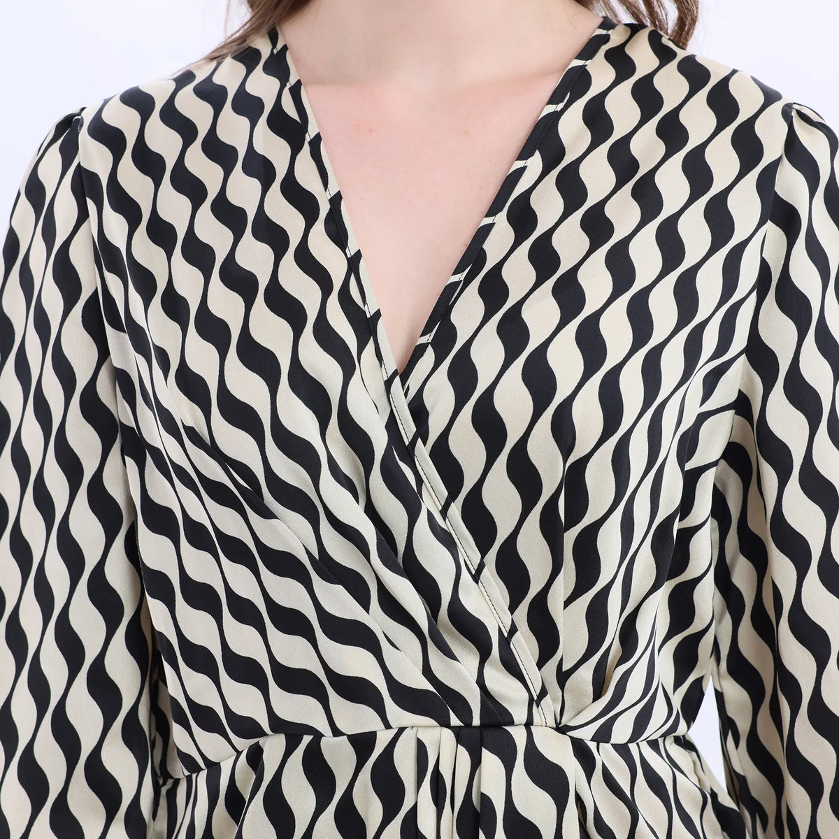 Striped Fashion Dress For Women Image