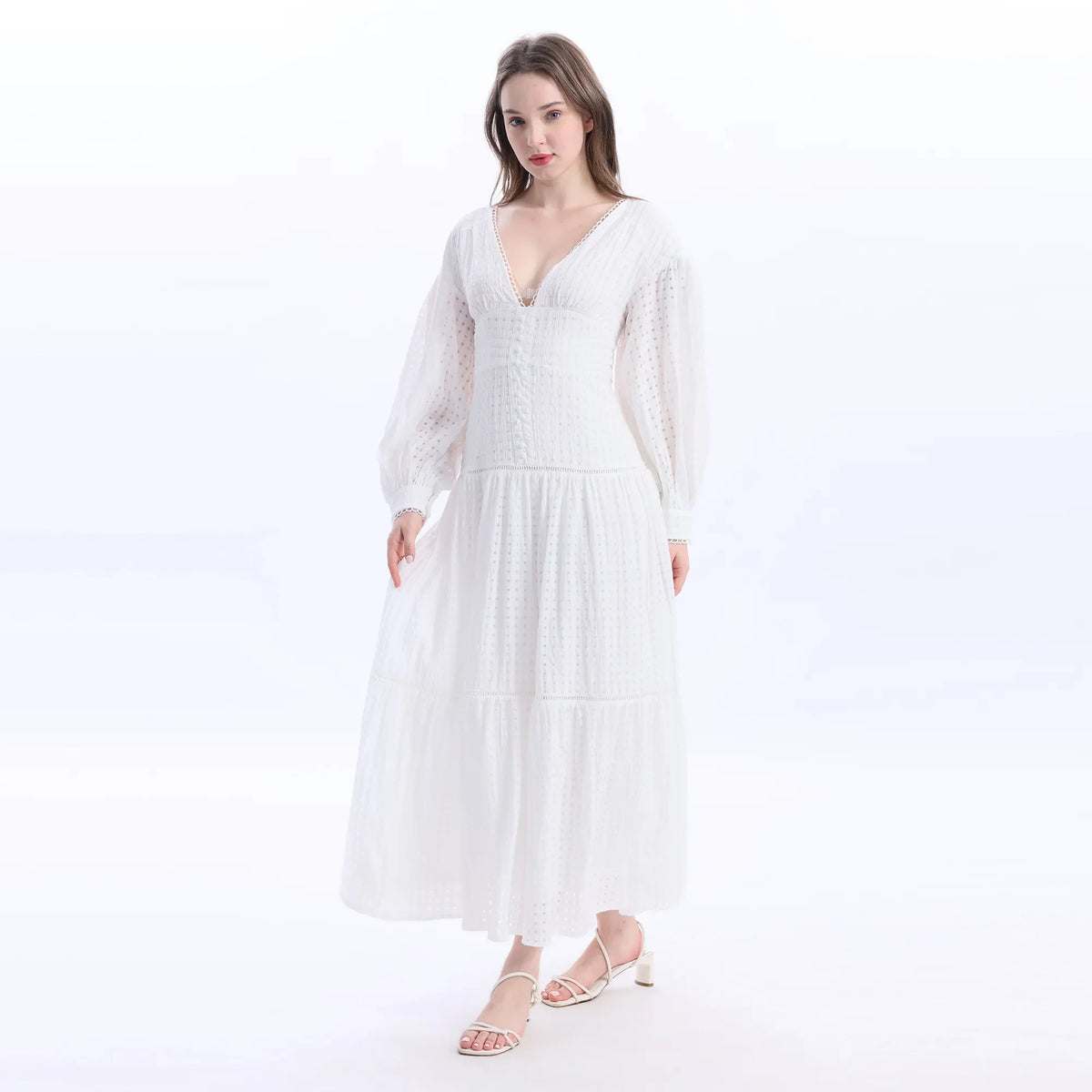 Checked Fashion Dress For Women Image