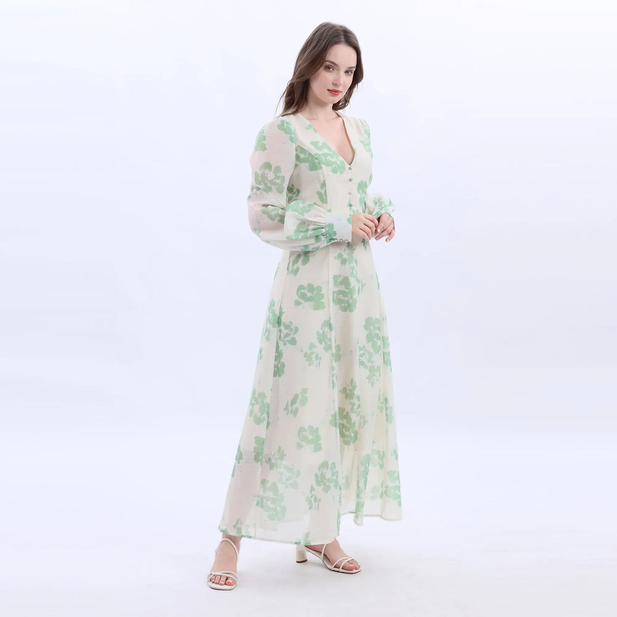 Floral Fashion Dress For Women Image