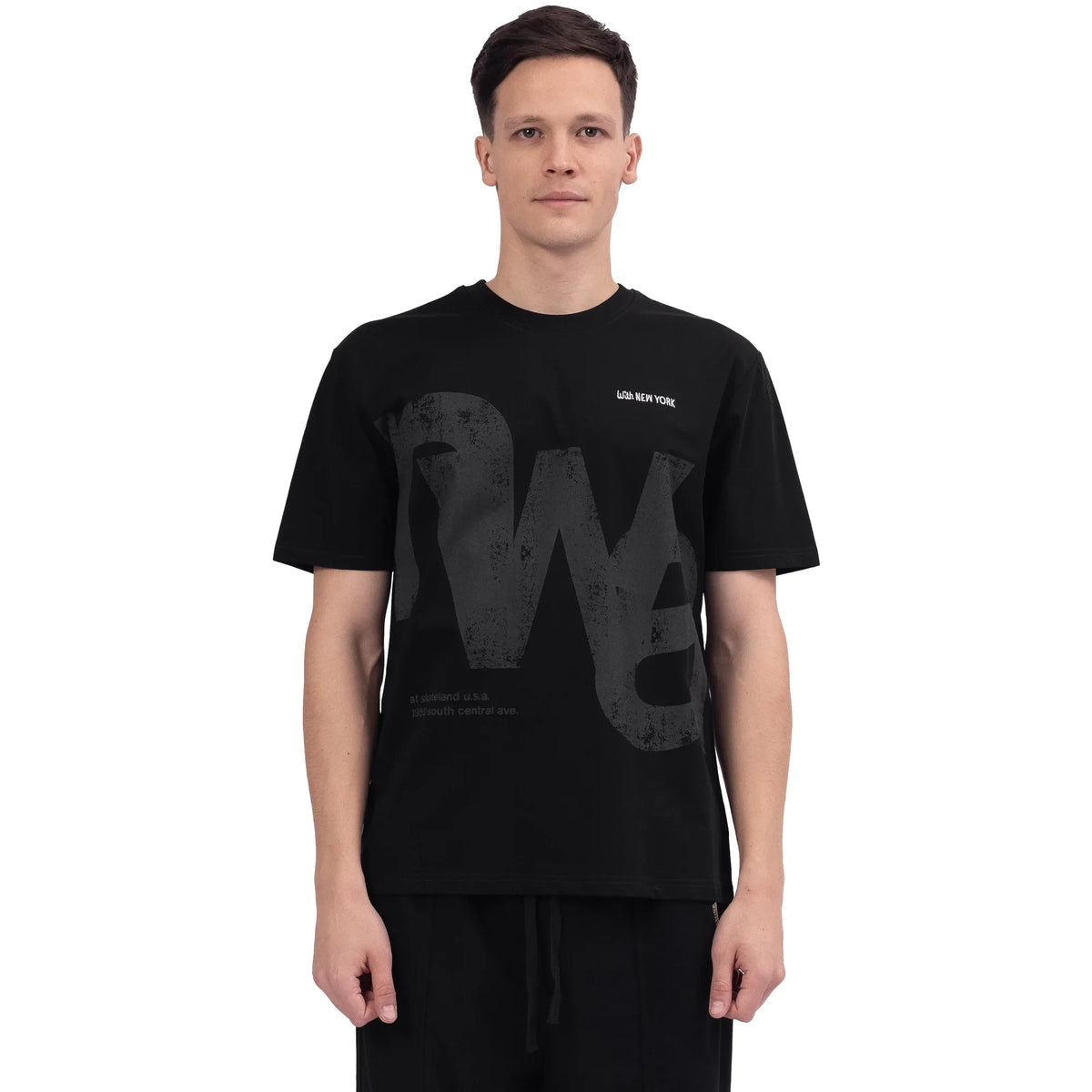 Black Street Look T.Shirt For Men Image