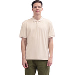 Beige Street Look Polo Shirt For Men Image