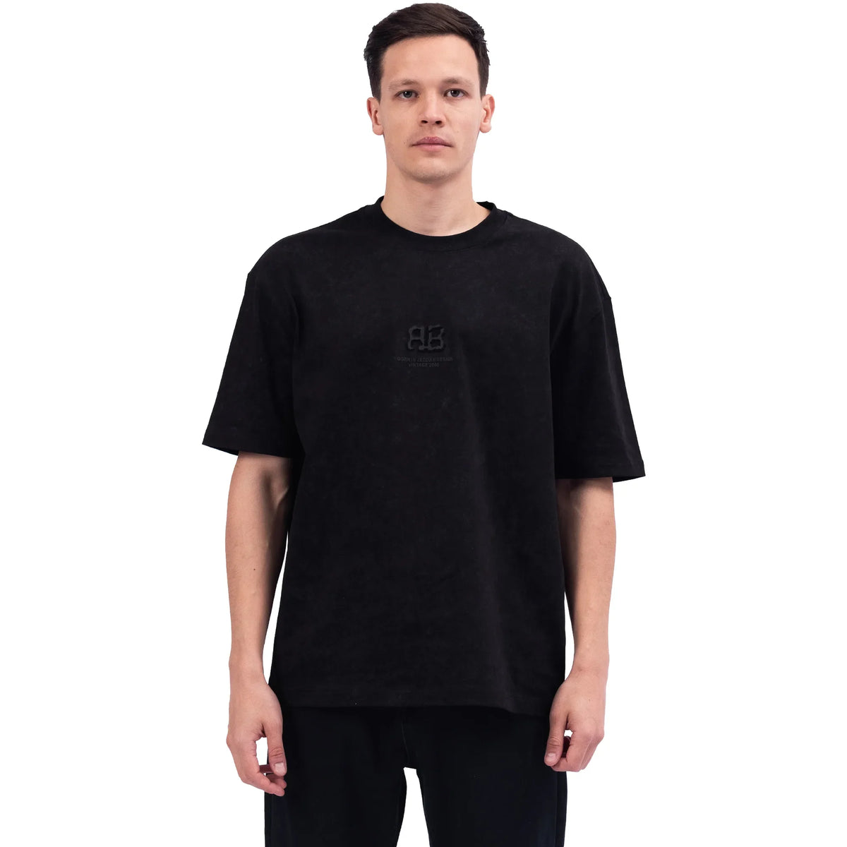 Black Street Look T.Shirt For Men Image