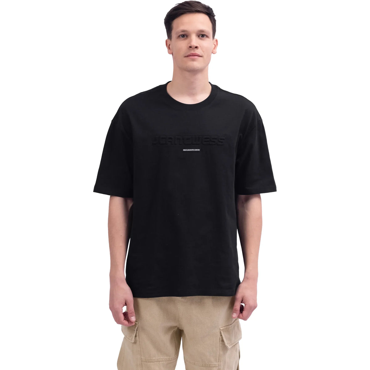 Black Street Look T.Shirt For Men Image