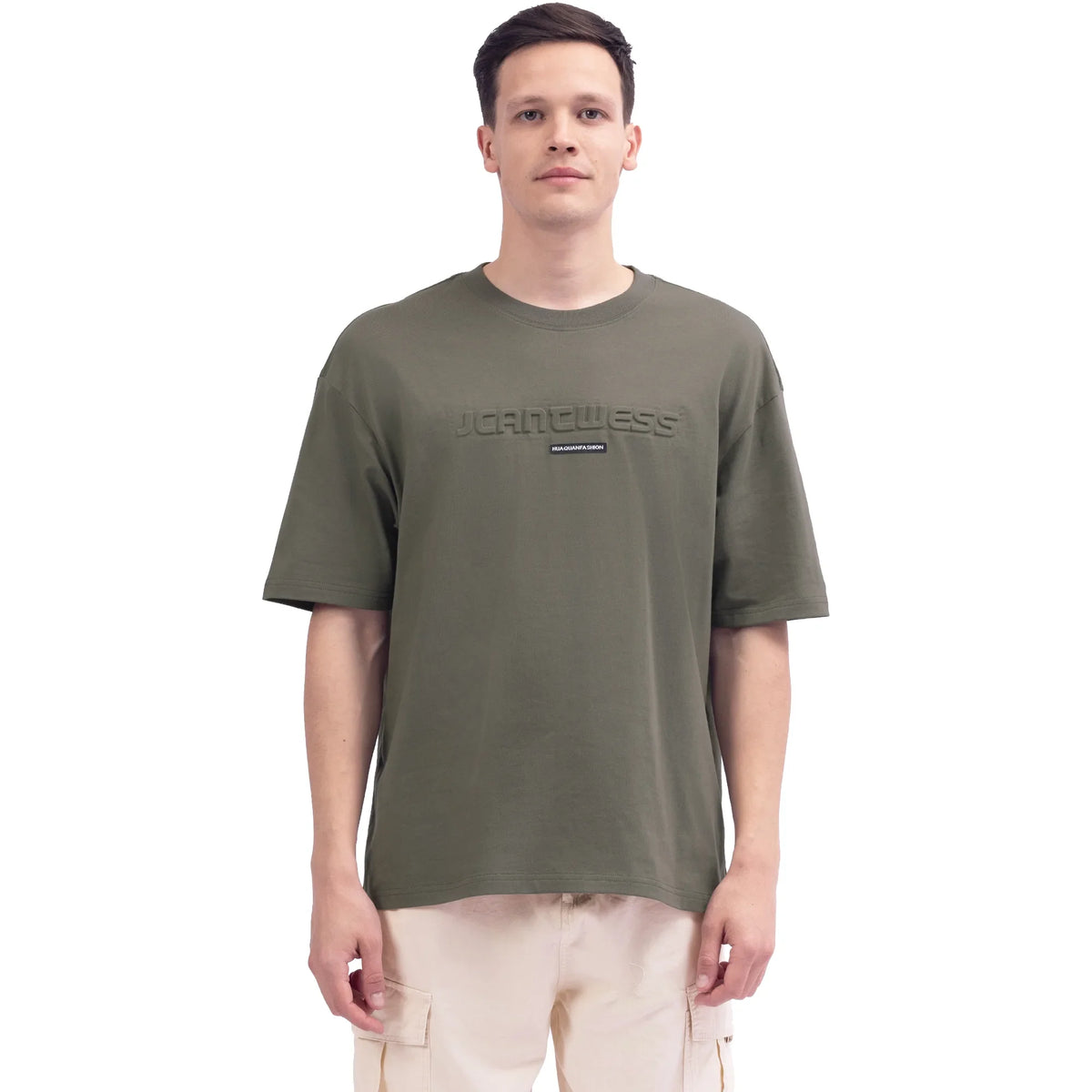 Brown Street Look T.Shirt For Men Image