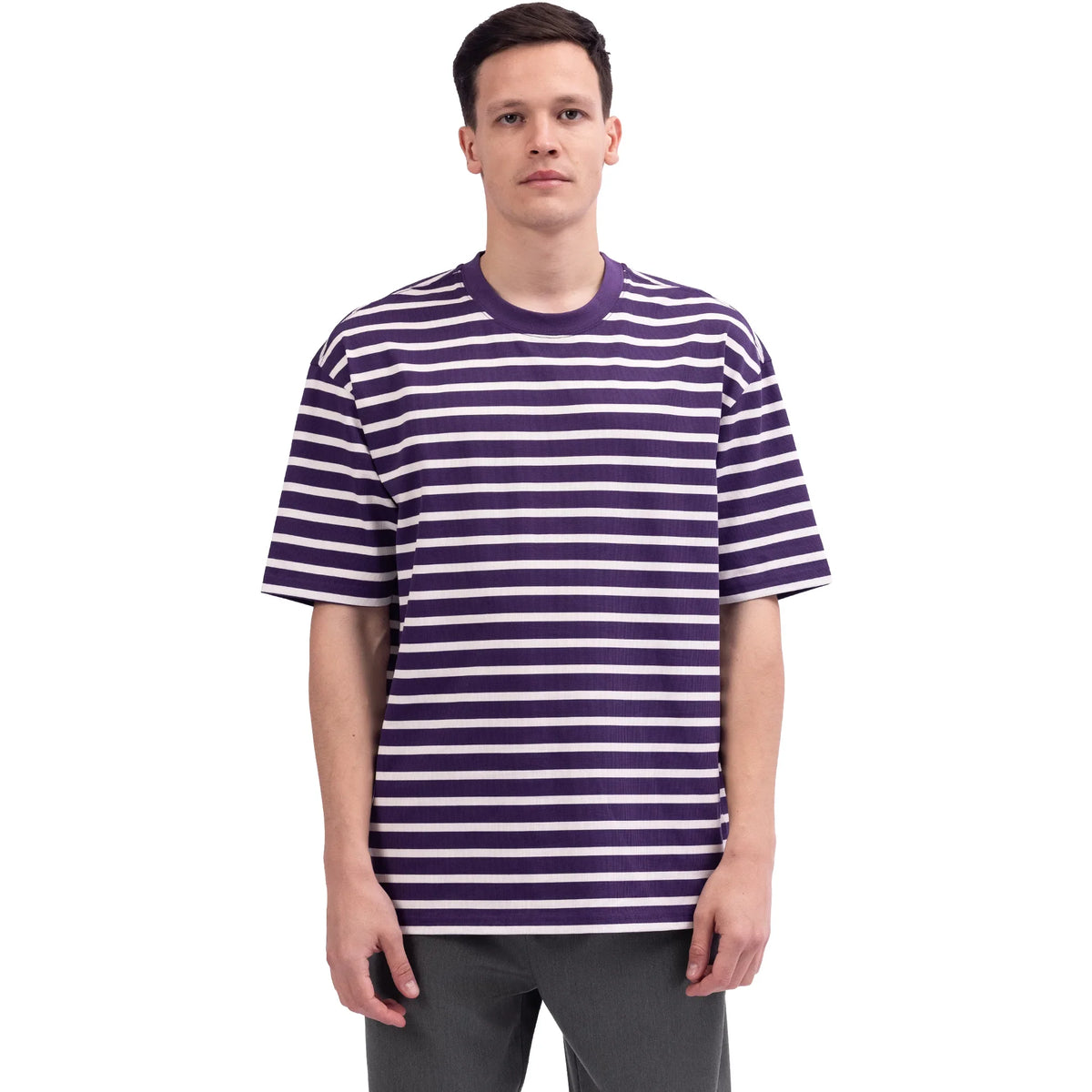 Purple Street Look T.Shirt For Men Image