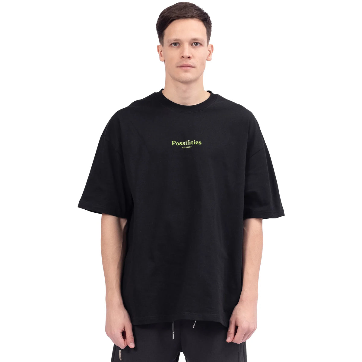 Black Street Look T.Shirt For Men Image