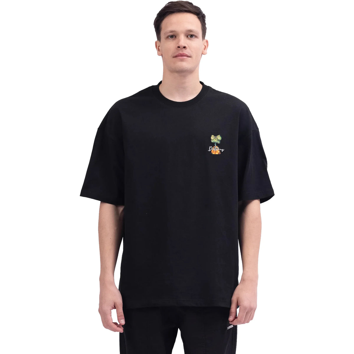 Black Street Look T.Shirt For Men Image