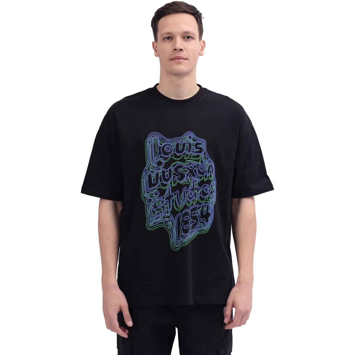 Black Street Look T.Shirt For Men Image