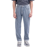Light Jeans Blue Ordinary Street Look Pants For Men Image