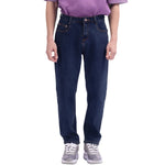 Jeans Navy Ordinary Street Look Pants For Men Image