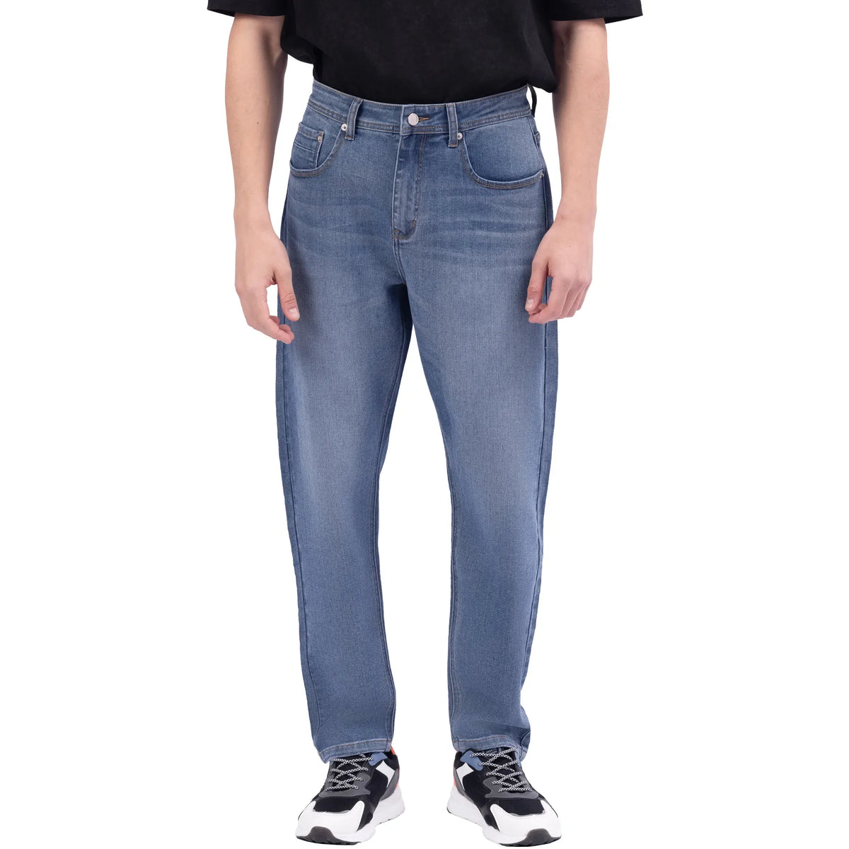 Jeans Blue Ordinary Street Look Pants For Men Image