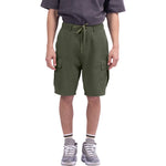 Army Green Baggy Street Look Shorts For Men Image