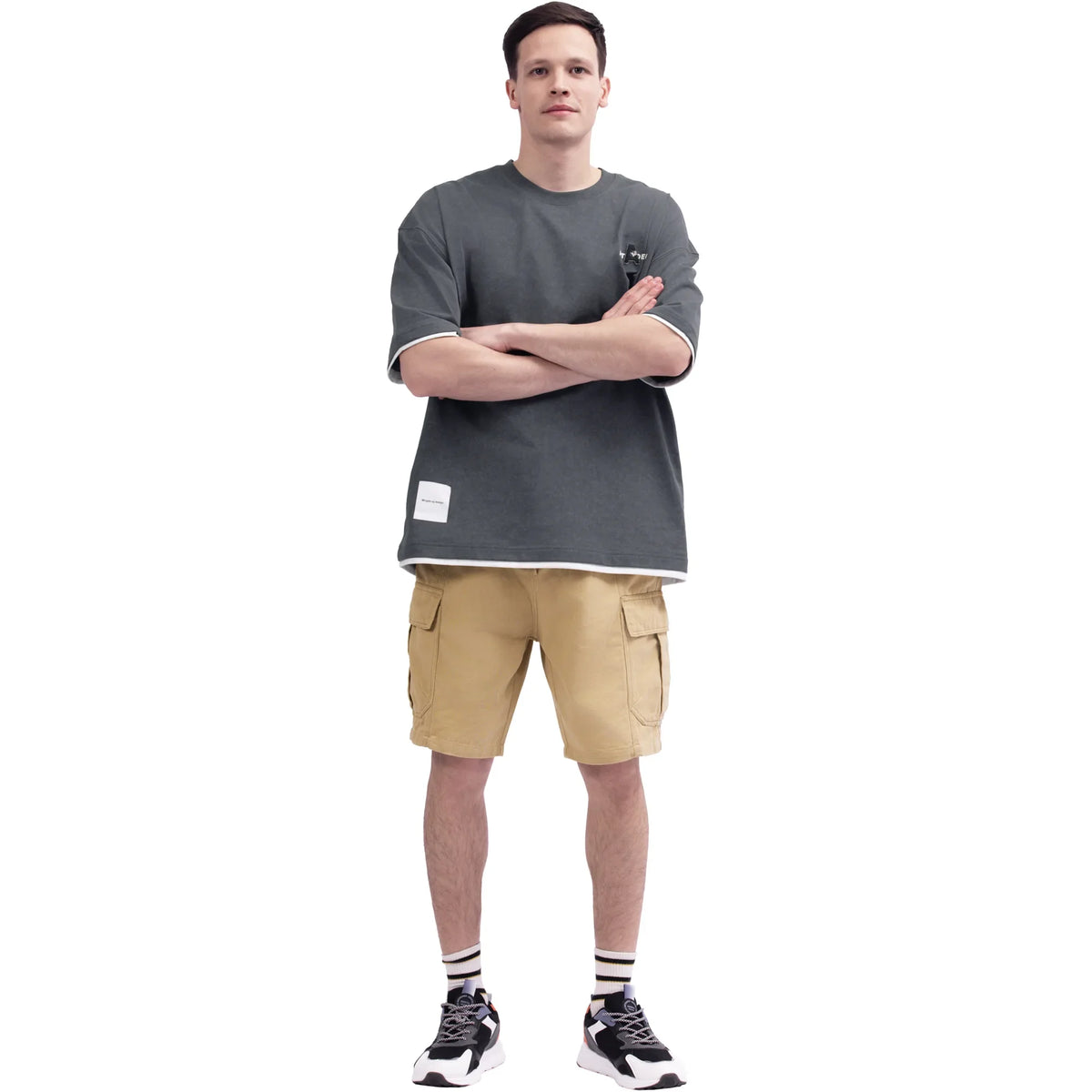 Baggy Street Look Shorts For Men Image