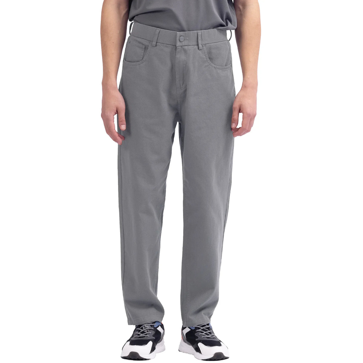 Dark Gray Baggy Street Look Pants For Men Image