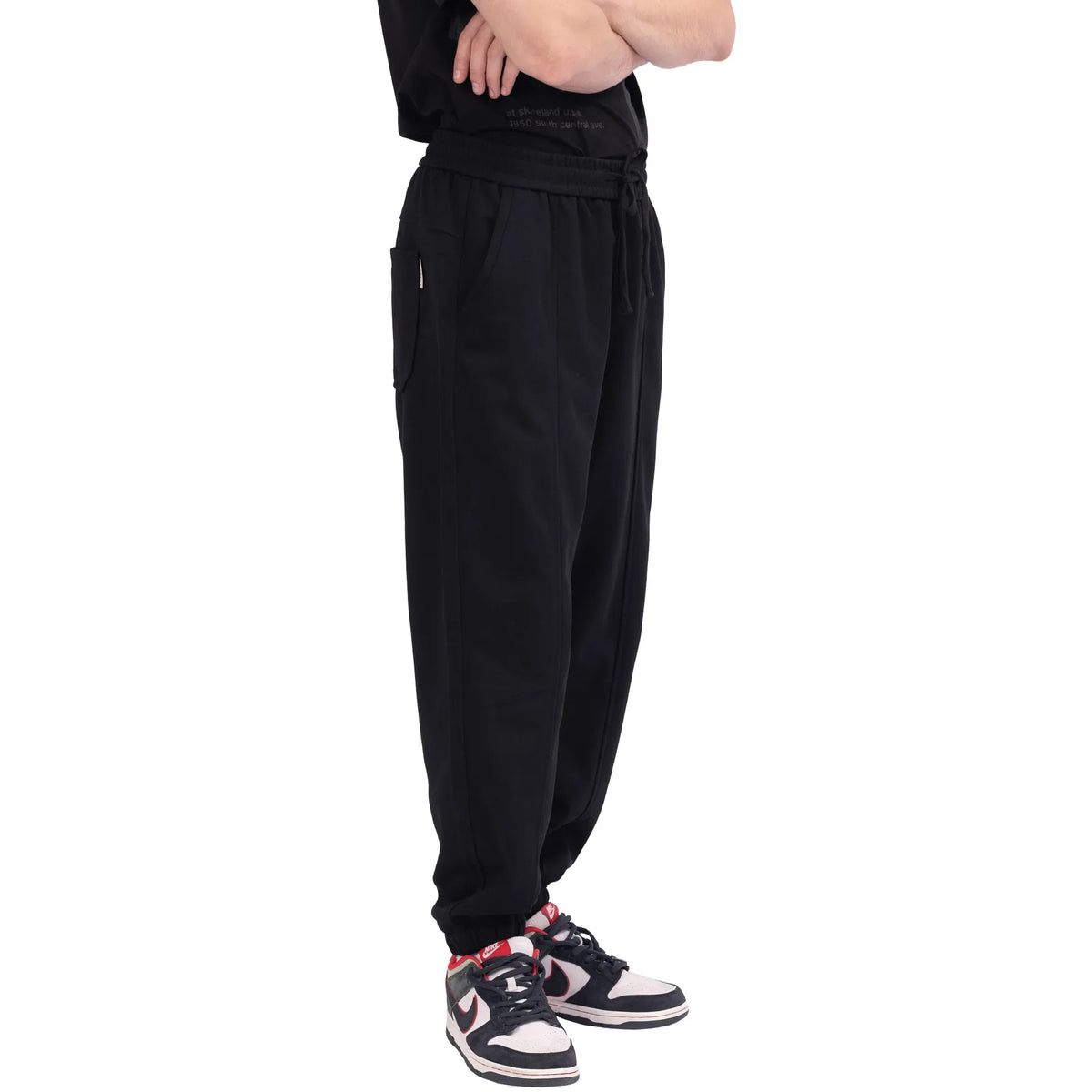Ankle-Tied Street Look Pants For Men Image
