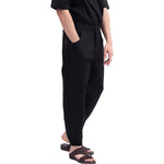 Ankle-Tied Street Look Pants For Men Image