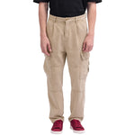 Beige Baggy Street Look Pants For Men Image
