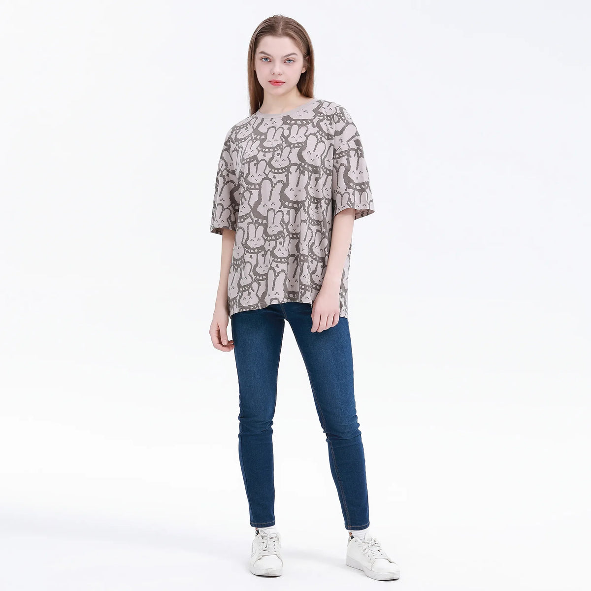 Pattern Street Look T.Shirt For Women Image