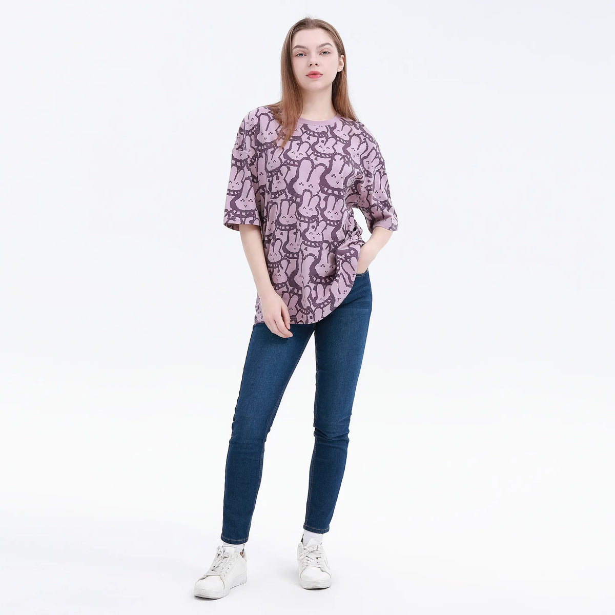 Pattern Street Look T.Shirt For Women Image