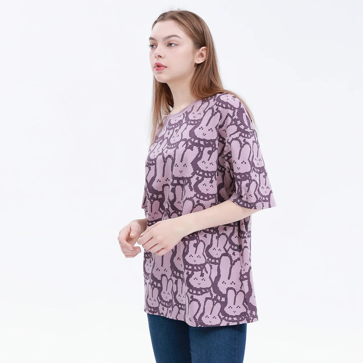 Pattern Street Look T.Shirt For Women Image