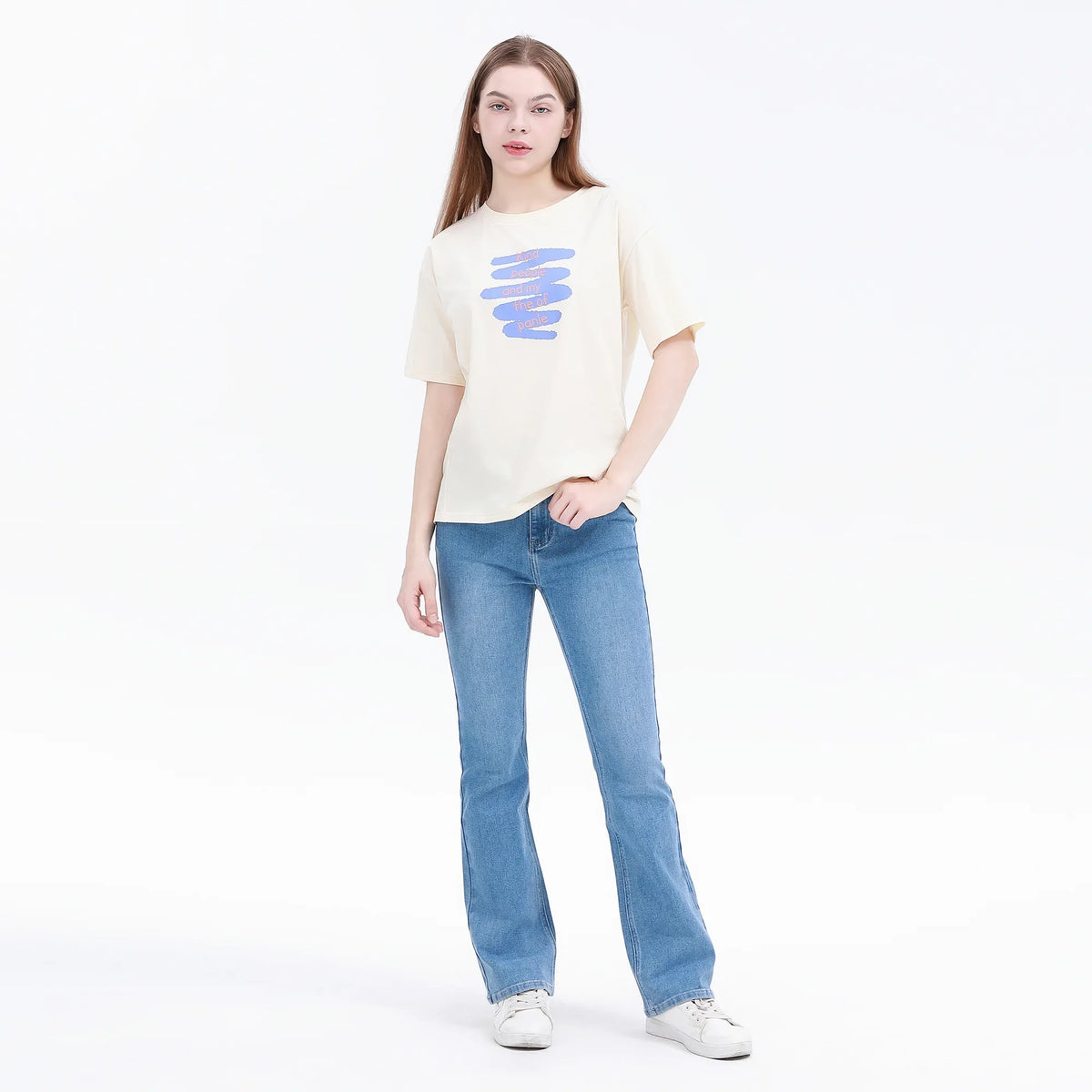 Printed Street Look T.Shirt For Women Image