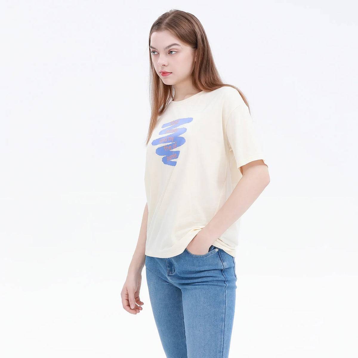 Printed Street Look T.Shirt For Women Image