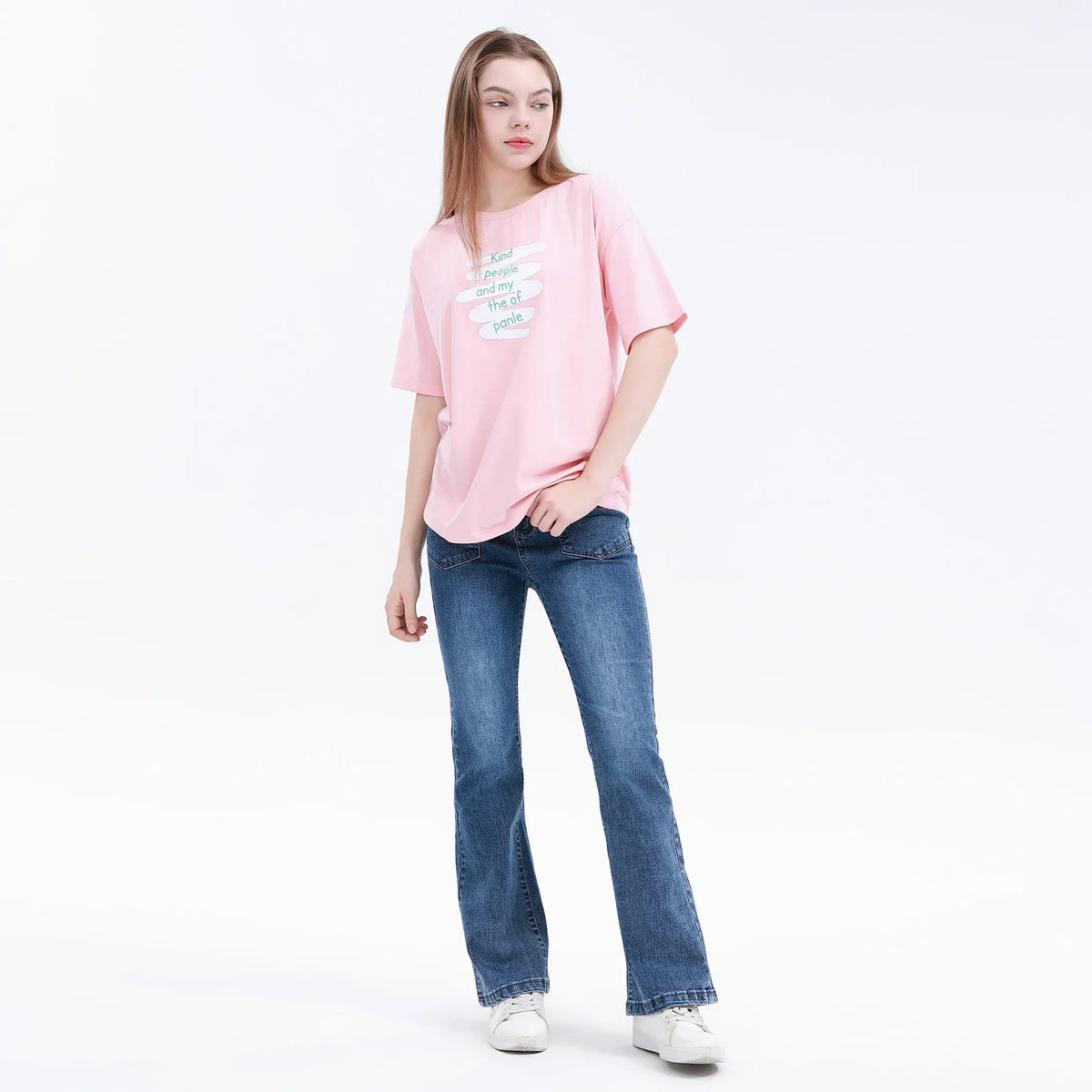 Printed Street Look T.Shirt For Women Image
