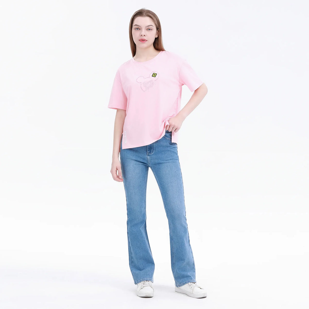 Embroidery Street Look T.Shirt For Women Image