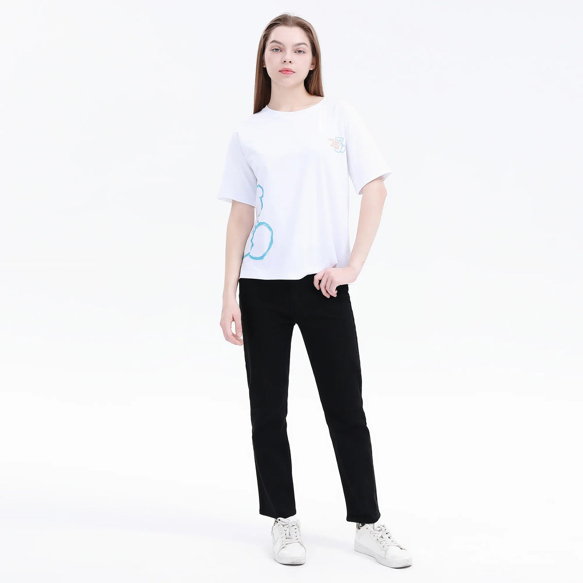 Printed Street Look T.Shirt For Women Image
