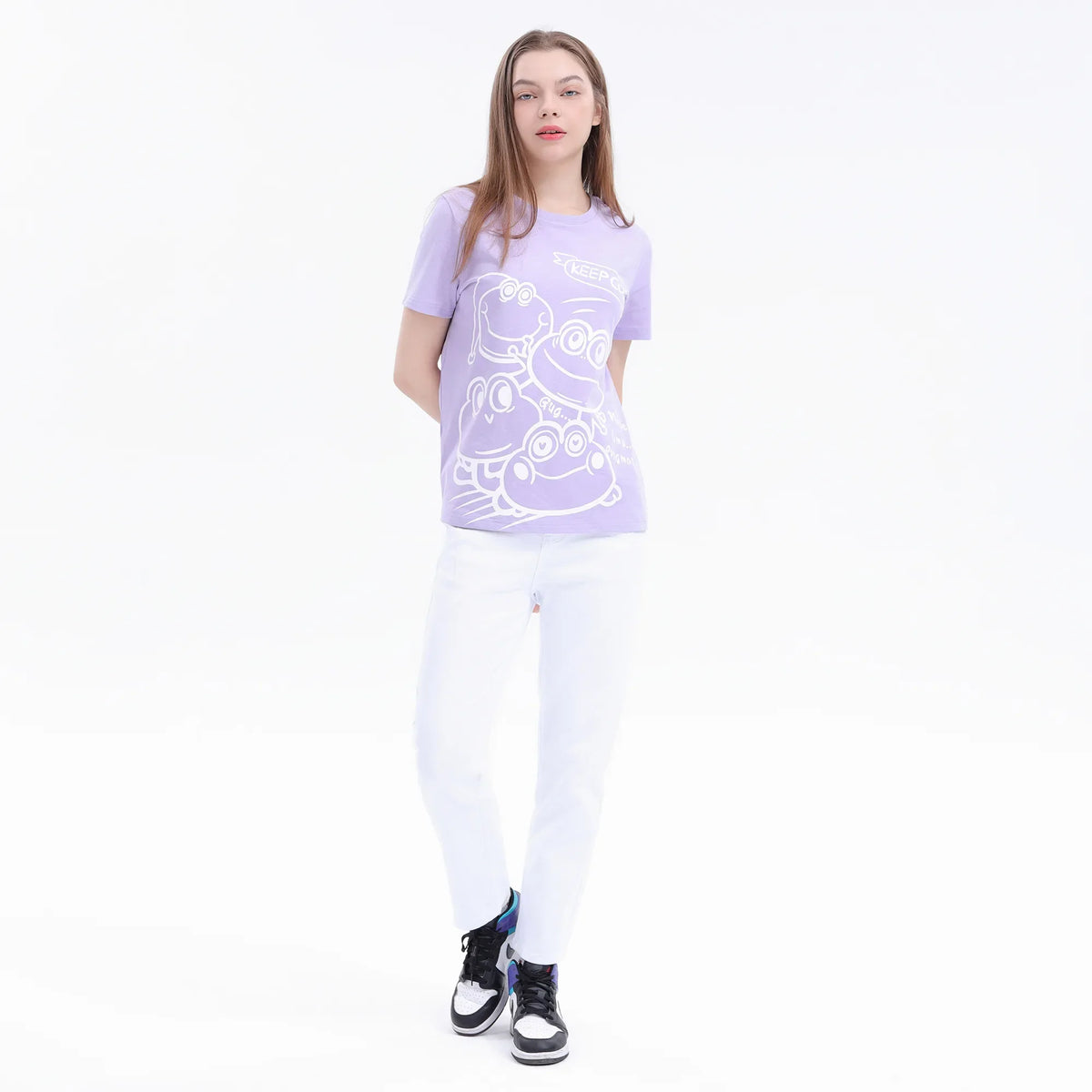 Printed Street Look T.Shirt For Women Image