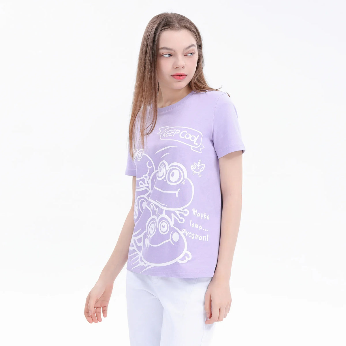 Printed Street Look T.Shirt For Women Image