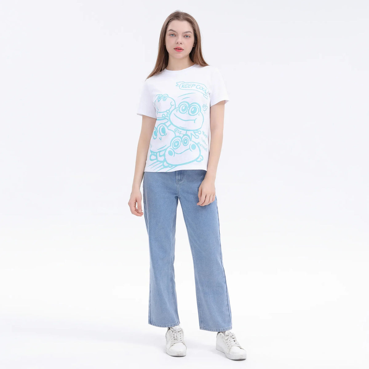 Printed Street Look T.Shirt For Women Image