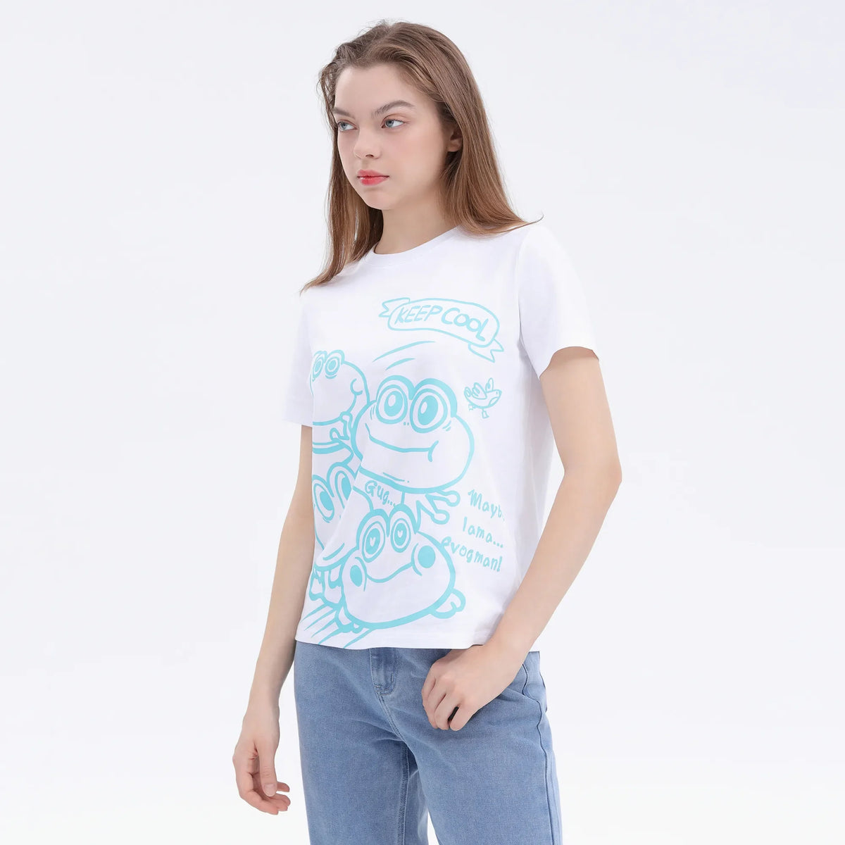 Printed Street Look T.Shirt For Women Image