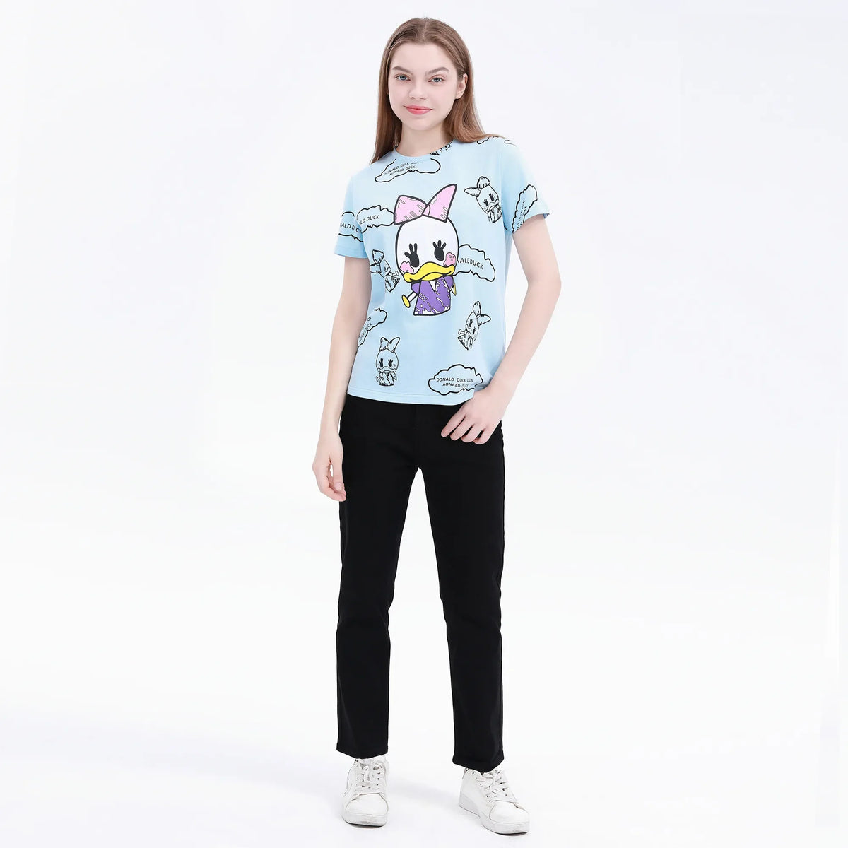 Printed Street Look T.Shirt For Women Image