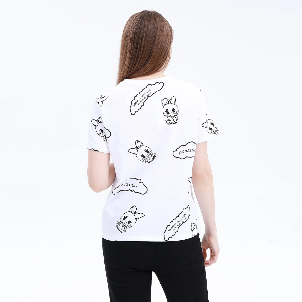 Printed Street Look T.Shirt For Women Image