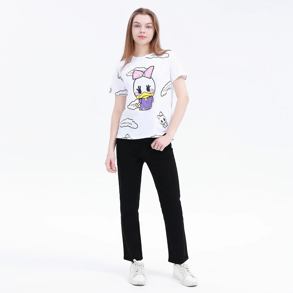 Printed Street Look T.Shirt For Women Image