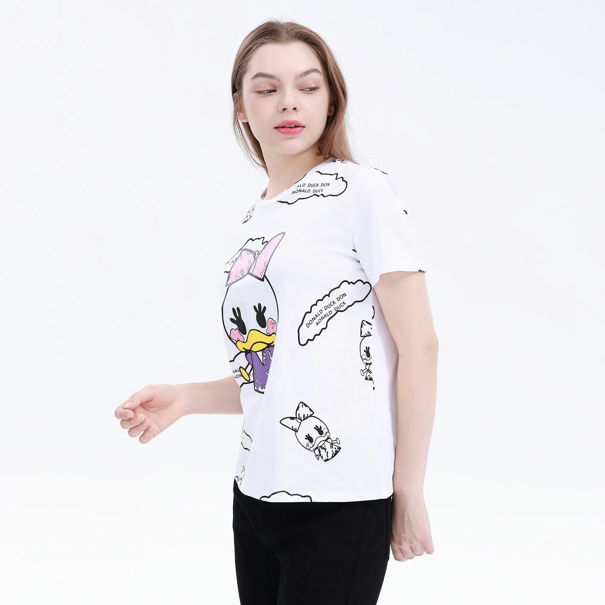 Printed Street Look T.Shirt For Women Image